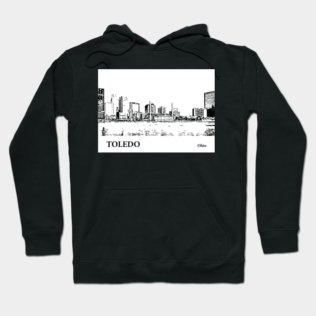 Toledo - Ohio Hoodie by Lakeric